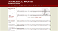 Desktop Screenshot of photoblog-index.com